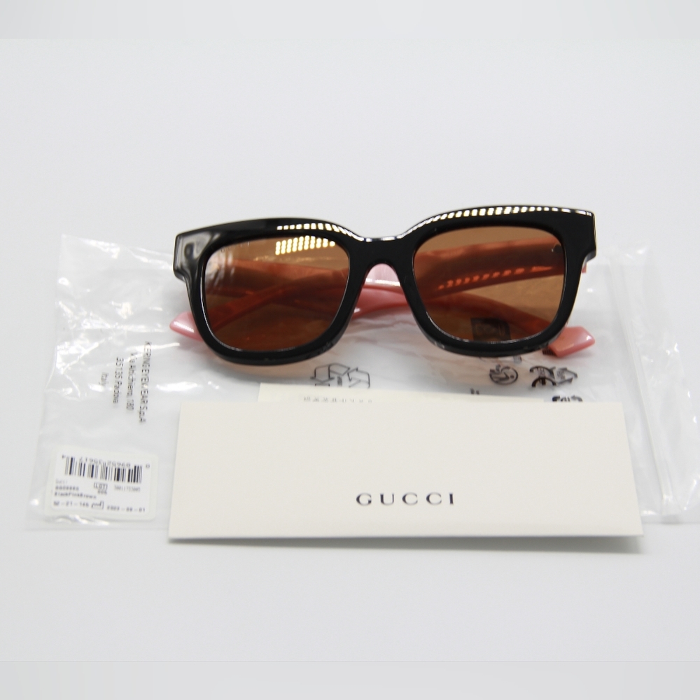 NEW GUCCI SUNGLASSES GG0998S 005 PINK WOMEN EYEWEAR - Picture 11 of 12